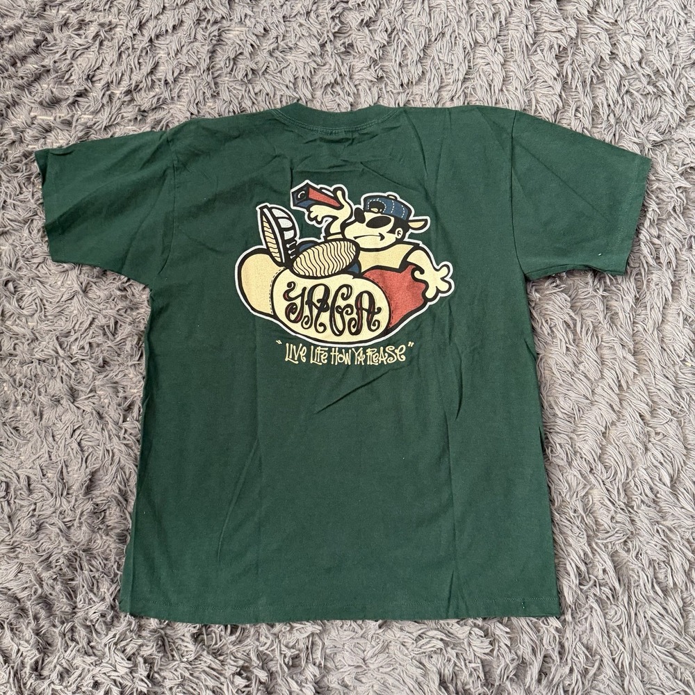 Vintage 90s Yasa Live Life How Ya Please Shirt Size M Skater Surf Streetwear